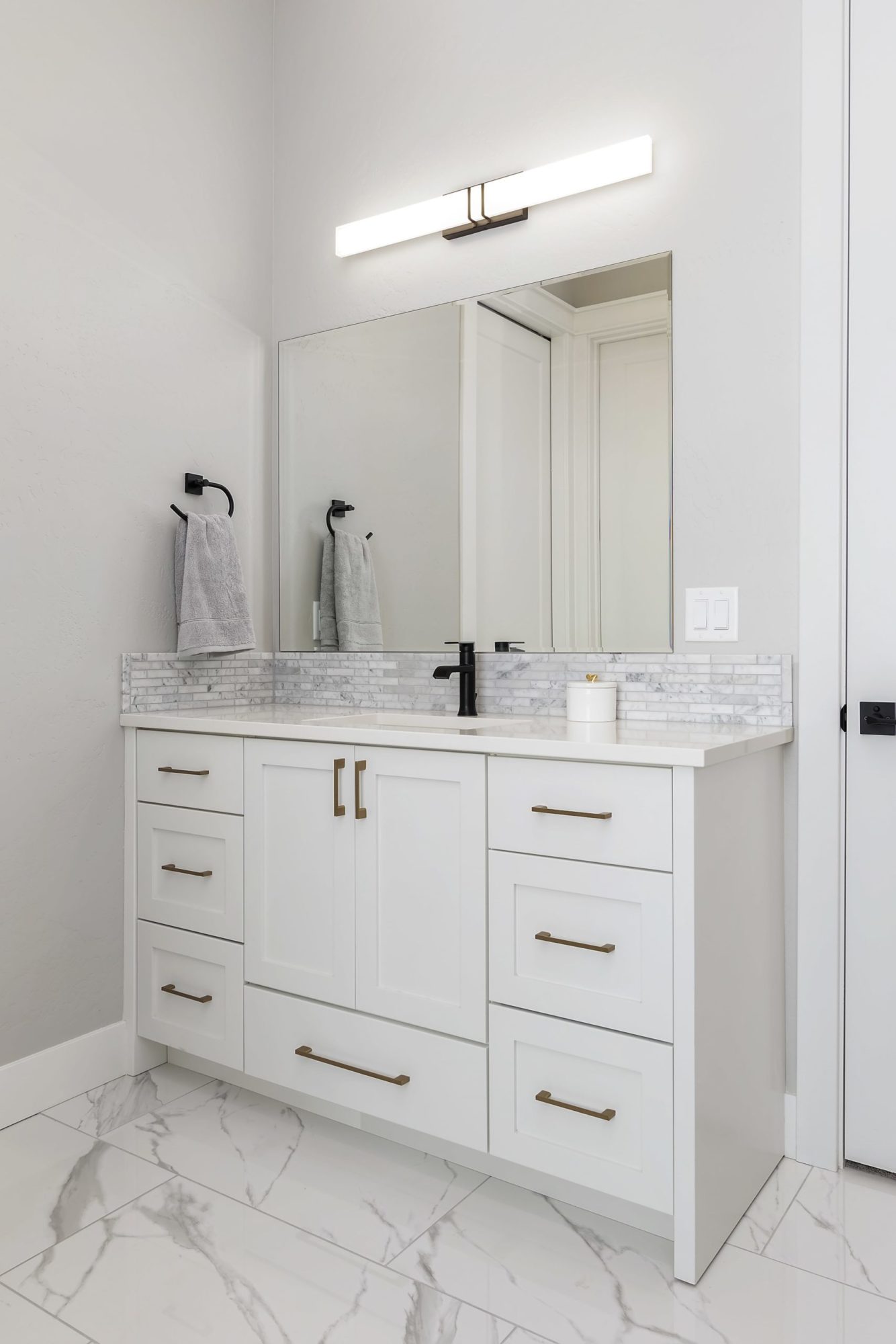 Beautiful custom bathroom cabinets  